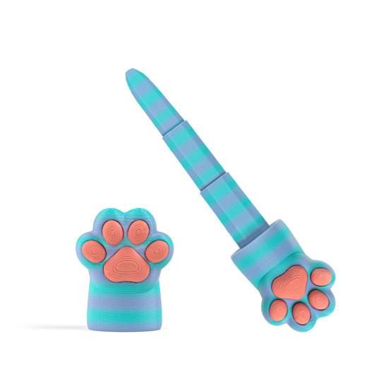 3D Printed Retractable Weapon Fidget Toy Cat Paw Shaped Plastic Weapon Model Stress Relief Fidget Toy for Home Office Desk Decor