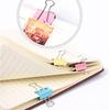 OWLKELA 100 Pcs Colored Binder Clips, Paper Clamps, Paper Binder Clip, Assorted Sizes, Metal Colorful Binder Clips, Ideal for Office, Home and School