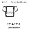 Carbon Grain Front Center Console Panel Cover Trim for Jeep Grand Cherokee 2018 2017 2016 2015 2014 Accessories Gear Panel ABS AMP1