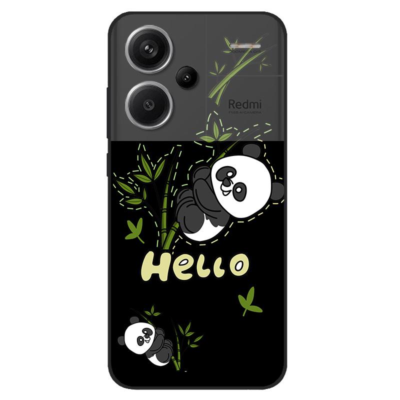 For Xiaomi Redmi Note 13 Pro Plus Case Cover on Redmi Note13 Pro+ Soft Matte Animals Silicone Phone Case For Redmi Note13Pro+ Note 13 Pro Plus