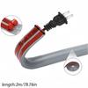 1M/roll Flexible Cord Management Channel,Invisible Decorative Wire Cover, Anti-Step Protector, Adhesive Cable Raceway with Cap