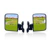 Golf Cart Side Mirrors with Screws Gasket Universal Replacement Strong Magnetic Side Mirrors Adjustable Rearview Mirror
