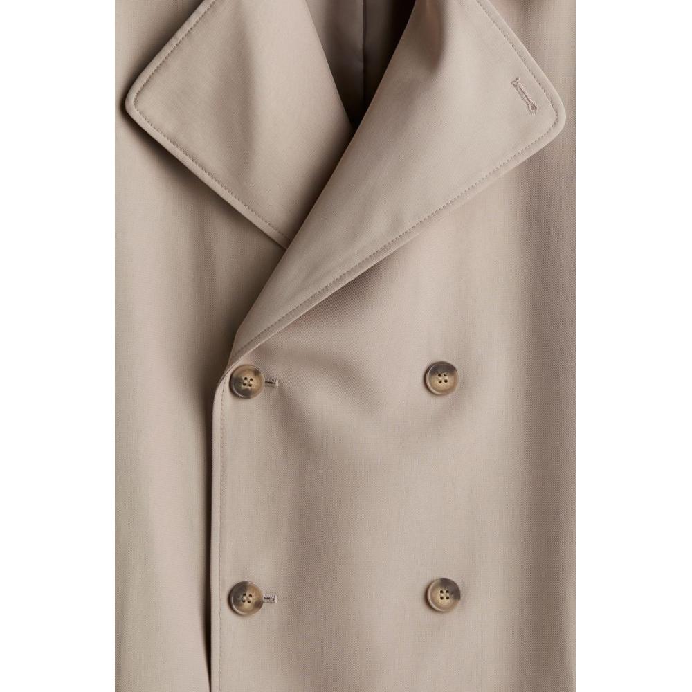 H M trencH Coat Relaxed Fit Beige