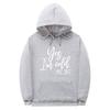Autumn Winter YES I'MCOLD Letter Logo Print Saint Hoodie Hooded Men Women Couple Casual Gray Black Oversized Pullovers
