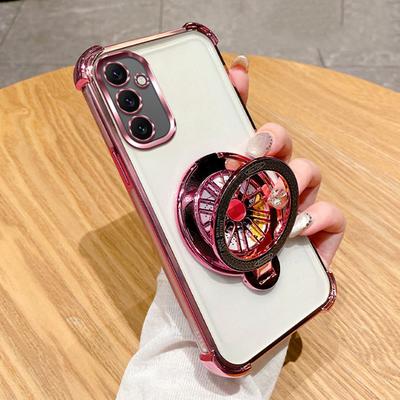 Rotate Gyro Holder for Magsafe Magnetic Case On for Samsung Galaxy A55 A54 A34 A15 A35 A25 A14 A06 A16 A05 A05S A04 Clear Cover
