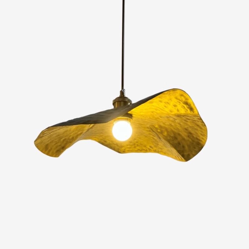 New Chinese Style Zen Lotus Leaf Decorative Table Lamp