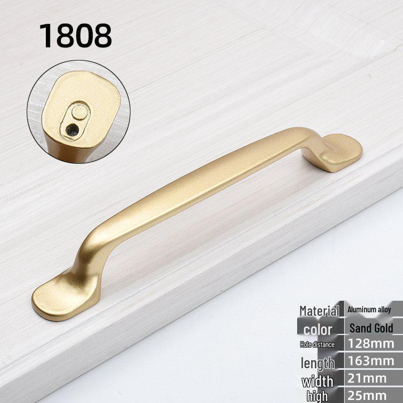 Modern Minimalist Gold Nordic Cabinet & Drawer Handles