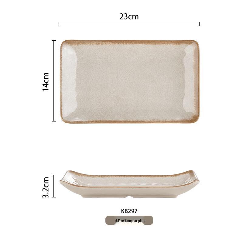 Yuzhuxun Commercial Melamine Rectangular Plate Set