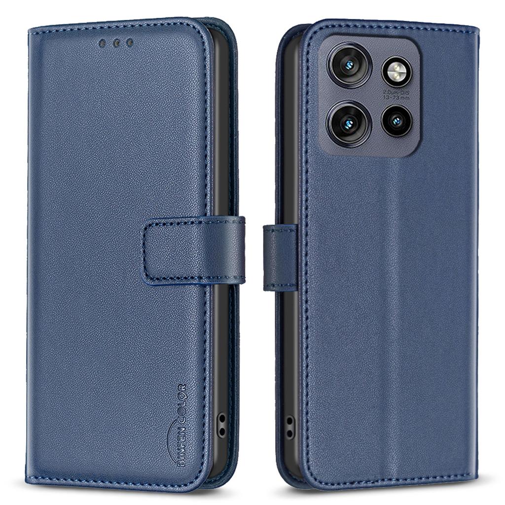 BINFEN COLOR BF17 For Motorola Edge 50 Neo 5G/Moto S50 5G/Thinkphone 25 5G Case Wallet Folio Flip Leather Cover