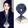 New scarf retro silk scarf printing simulation fashion versatile long scarf high sense Internet celebrity streamer decoration