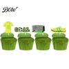 Soccer Cupcake Picks 8 Pcs Cake Topper Decoration, Ball Goal Football Decorations Shoe for Sport Theme Birthday Party Supplies Fan Dessert
