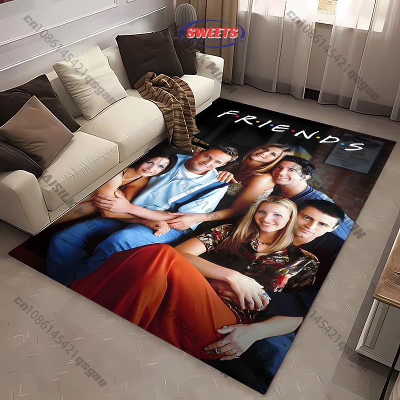 

Movie Theme Friends Printed Carpet Rugs for Living Rooms Bedroom Entrance Door Mat Sofa Rugs Large Area Home Decor Rugs Gifts 40x60cm