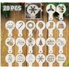Professional DIY Latte Art Stencils Set for Coffee Cappuccino Cake Cookie Decorating Spray Painting Molds for Holiday Desserts