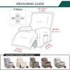 Twill Jacquard Recliner Sofa Cover Non-slip Lazy Boy Sofa Cover All-inclusive Lounger Single Seater Couch Slipcover Armchair 1PC