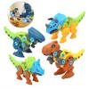 DIY Montage Dinosaurier Spielzeugset Schraube Mutter Kombination Zusammenbau Dinosaurier Modell Spielzeug4 Stile