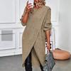 Rochie Palton Lung Tricotat pentru Femei