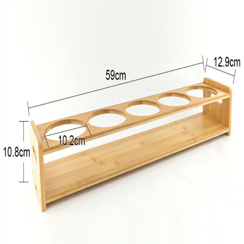 Bambus-Ölflasche & Gewürzregal, Natürliches Holz-Gewürzhalter für Sojasauce Essig, Arbeitsplatten-Aufbewahrungsregal-Organizer!