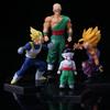 4Pcs Anime Dragon Ball Z Gohan Vegeta Jiaozi Combat Pattern Action Figure Toys Model Doll Gifts