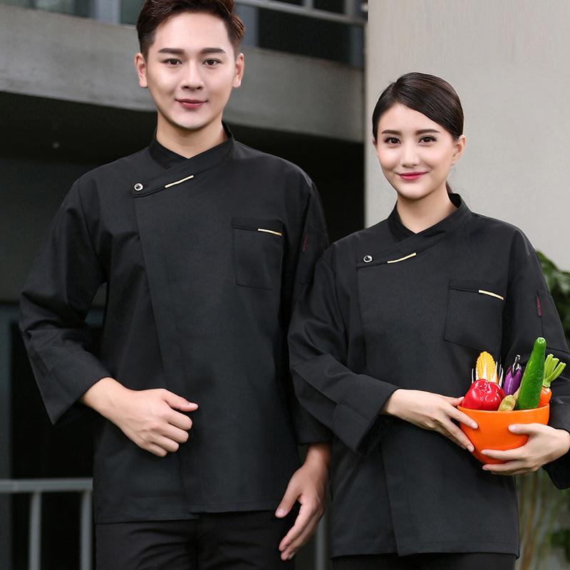 Unisex Fleece-Lined Chef Uniform: Cold-Proof Long Sleeve for Autumn/Winter - Ideal for Restaurants, Catering, Hotel, and Cake Shops.