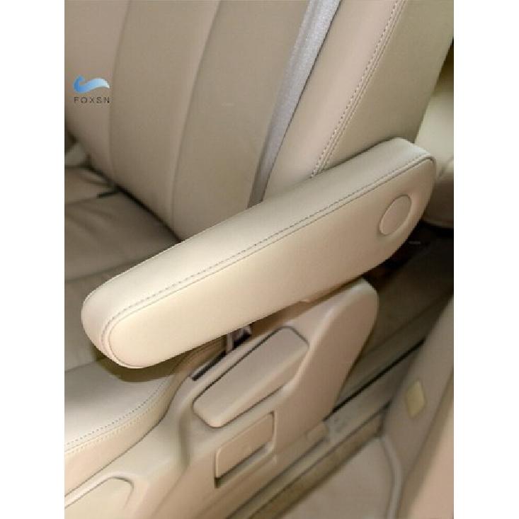Beige/Tan Leather Side Seat Armrest Handle Cover For Toyota Previa Estima 06-16