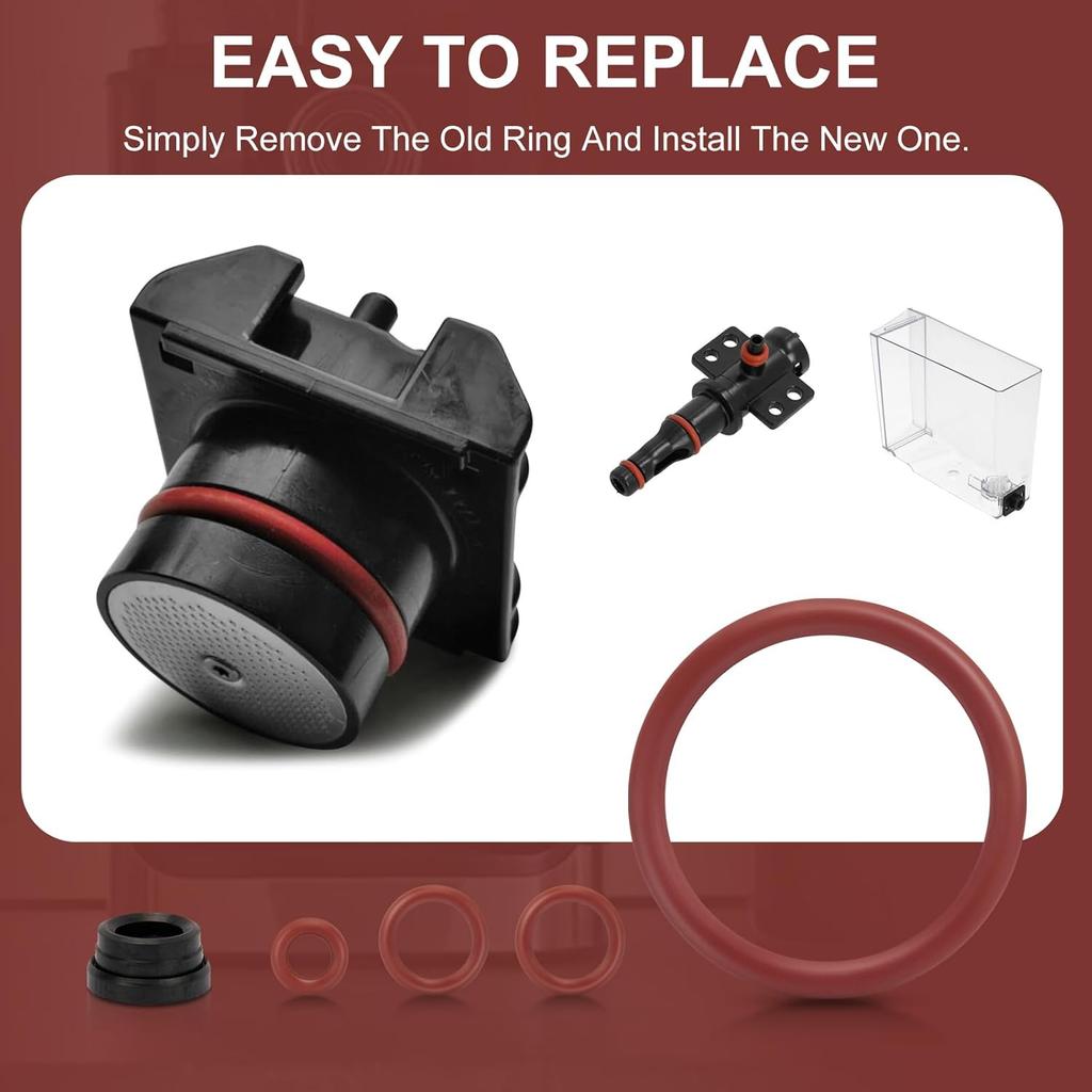Seal O-Ring Maintenance Kit, Espresso Machine O-Ring Parts, Gasket Seal Set for The Water Tank, Brew Unit and Boiler Outlet Fit for Saeco Philips and