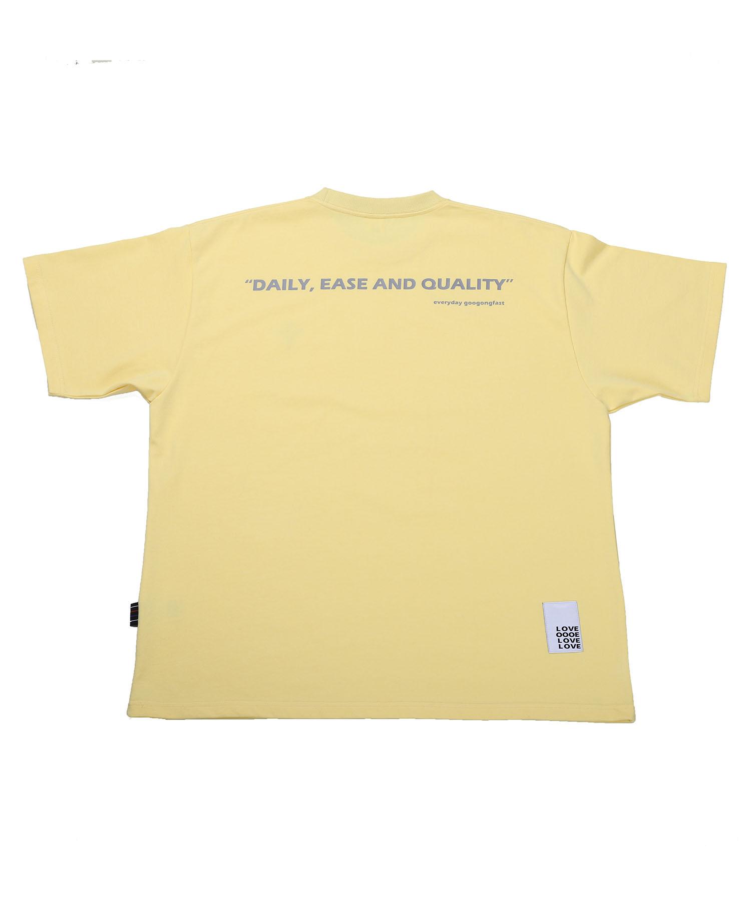 Gu Gong Fest Oversized Printed T-Shirt (Lemon) M