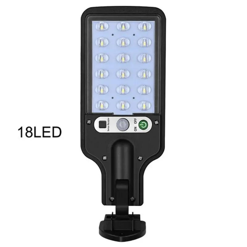 Solar Powered LED Outdoor Wall Light with Motion Sensor 3 Modes Waterproof IP65 Security Lighting for Garden Patio Yard Path