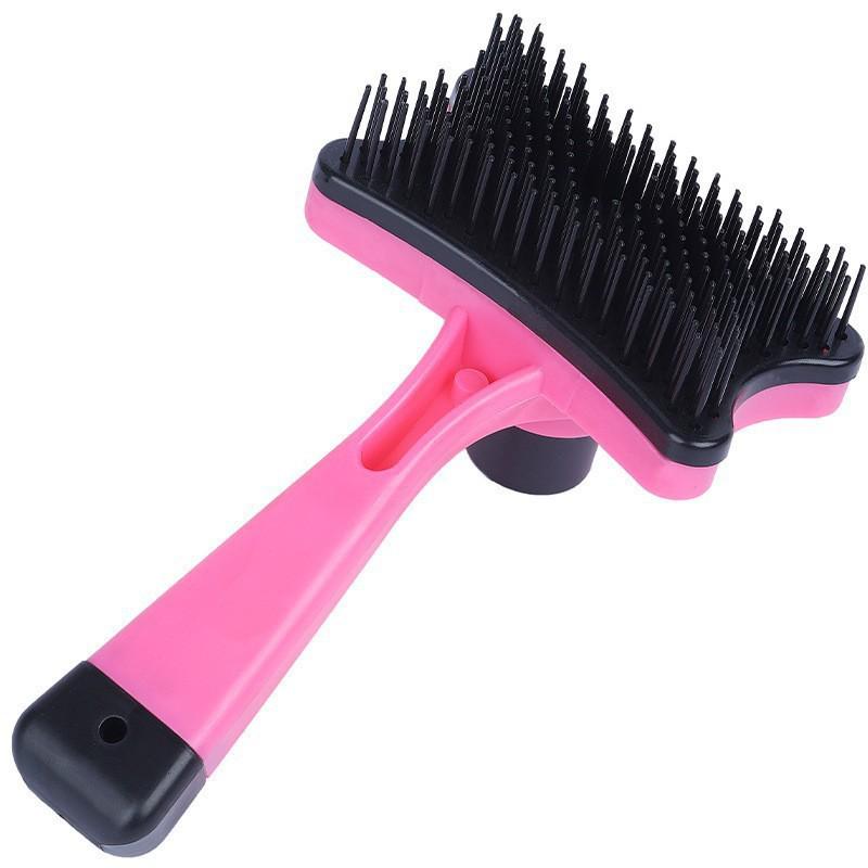 Multi-Purpose Flea Comb for Dogs and Cats - Fine-Toothed Plastic & Steel Needle Design