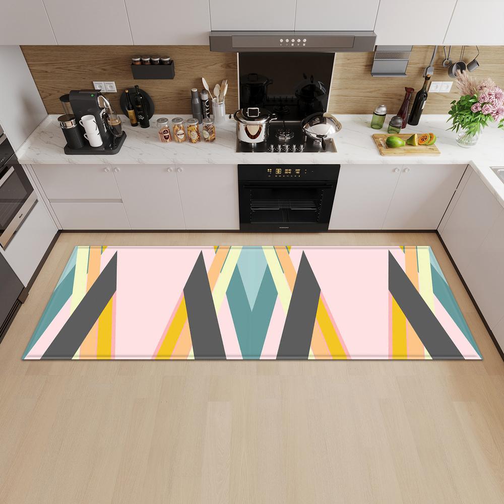 Kitchen Mat Porch Door Mat Bedroom Long Carpet Home Balcony Bathroom Non-slip Floor Living Room Carpet