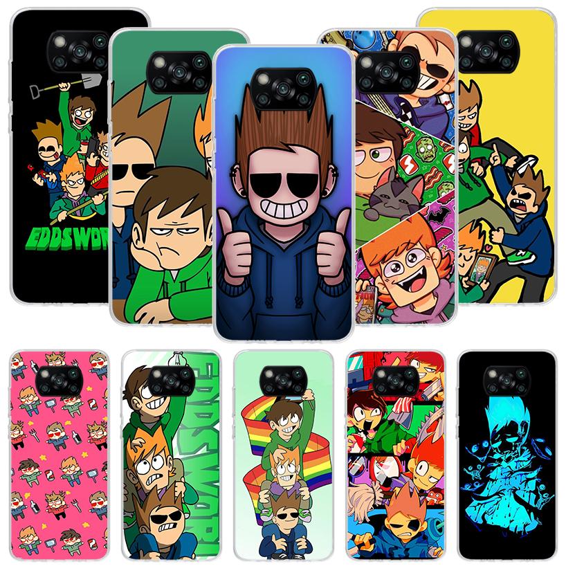 Anime Cartoon Eddsworld Phone Case For Xiaomi Poco F7 Ultra X7 X6 Pro X5 Redmi 15 15C 13 13C 12 12C 10 10A 10C 9 9A 9C 9T Shell