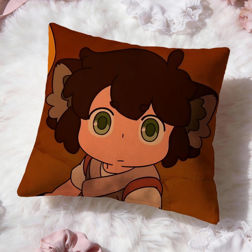 cute The Legend of Hei Cushion Cover Premium Comfort Reversible Pillow Cove -Two in One Design for Any Room & Car Interior