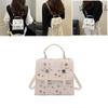 Pu Mini Backpack For Women With Flap Closure And Inner Pocket For Daily Use