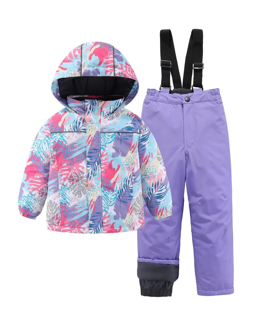 Hiheart Ski- og Snowboardbekledning Dunjakke og Perfekt for Snø Akihabara Størrelse 120 Barnesett, Jentebukser, 2-delt sett, Lek, Farge,