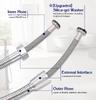 Portable Handheld Toilet Bidet Sprayer Gun Holder Self Cleaning Wash Bidet Faucet Spray 3 Way Valve Bathroom Shower Head Hose