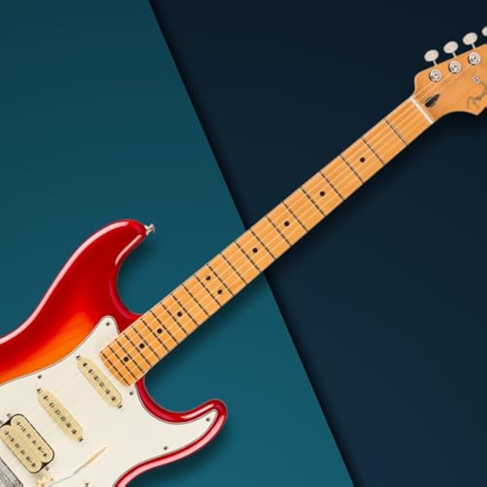 Fender Electric Guitar Player II Stratocaster® HSS, Maple Fingerboard, Aged Cherry Burst with Sof...
