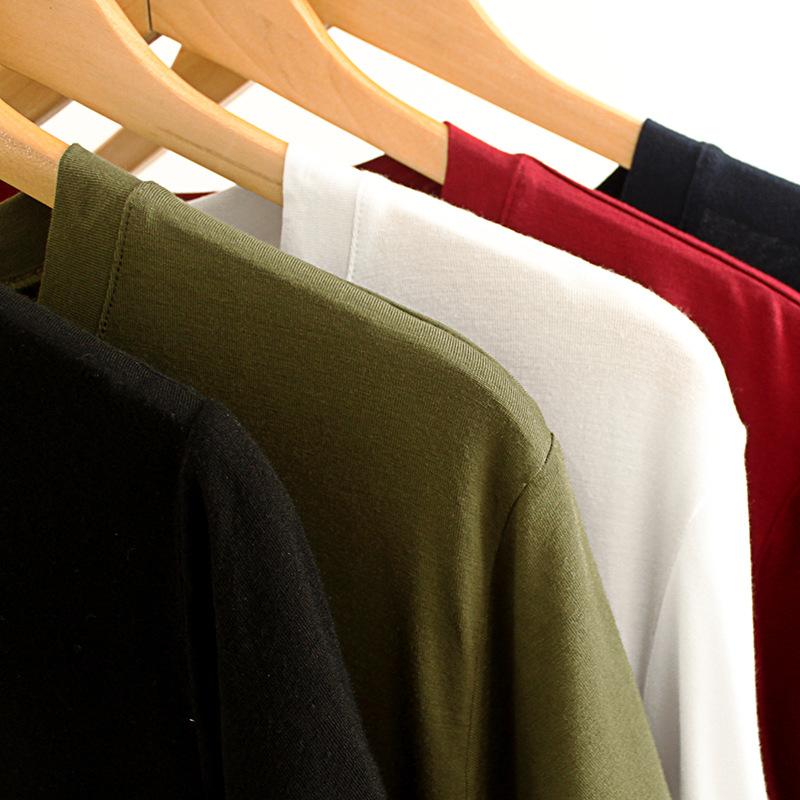 T-shirt elasticizzata estiva da uomo T-shirt morbida e traspirante a maniche corte per dormire per uomo T-shirt basic casual con scollo a V T-shirt per allenamento in palestra per la casa