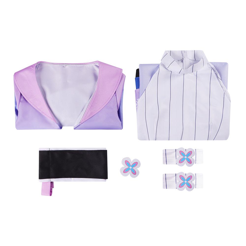 Star Honkai Rail March 7th Cosplay Dress Decadent Flavors Girl Woman Makeup Prop