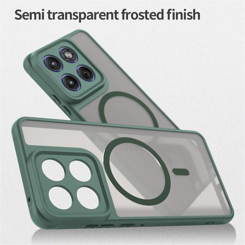 

Для Motorola Moto Edge 70 X70 Air Чехол Полупрозрачный Матовый Морозный ПК+ТПУ Защита от отпечатков пальцев Полупрозрачная Крышка для MOTO Edge70 Motorola Moto X70 Air зелёный