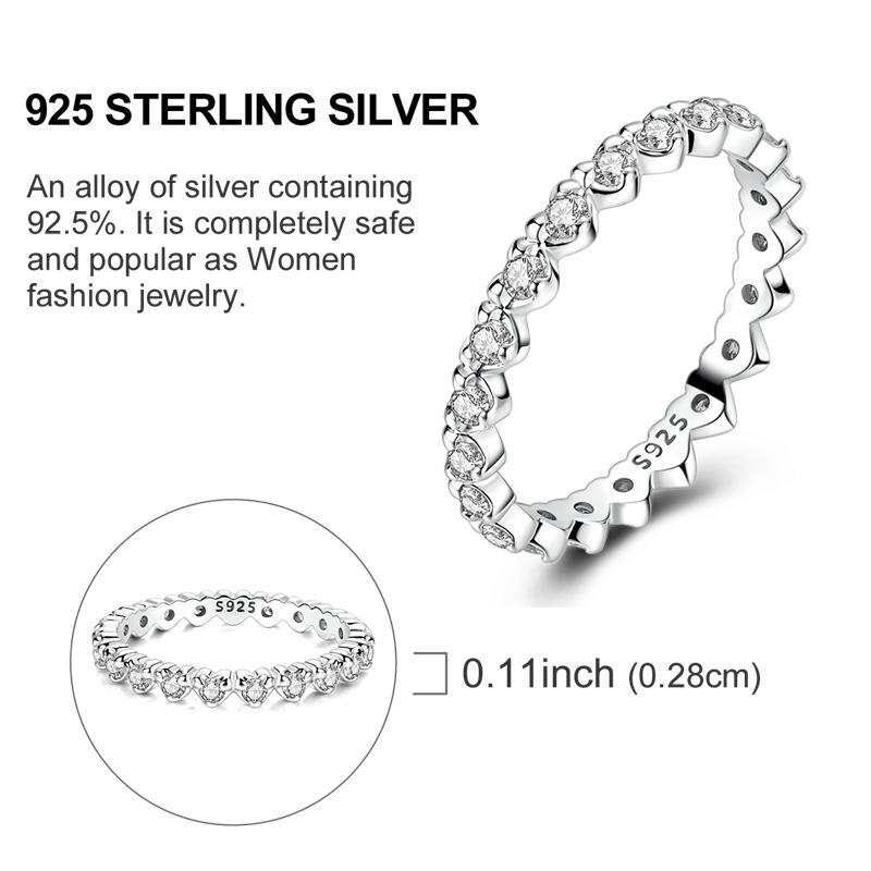 Original Design 925 Silver Blue Zircon For Ring Fit Women Wedding Wedding Wedding Engagement Silver Gift