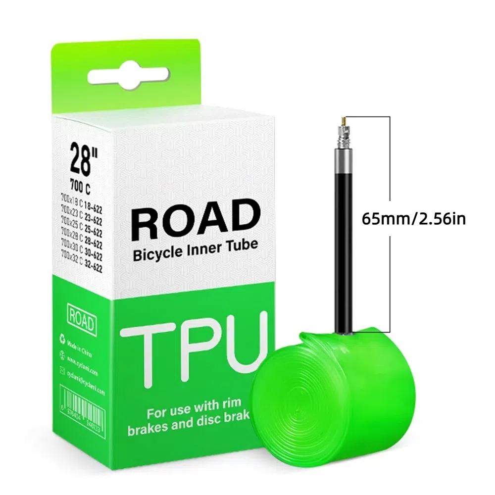 700C 700 X 18 23 25 28 30 32 45mm/65mm/85mm Bike TPU Inner Tube TPU Material Road Bicycle Tire