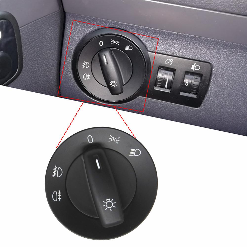 High Quality Headlight Switch Fog Lamp Switch Knob 1K0941431Q For VW Caddy III 2004-2015 Golf 2003-2009 Jetta Passat TouranSwitches Seat 3