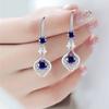 Fish Earrings Female High Grade Feeling with Fan Shaped Earrings Long High Grade Sense of Temperament Ear Hook