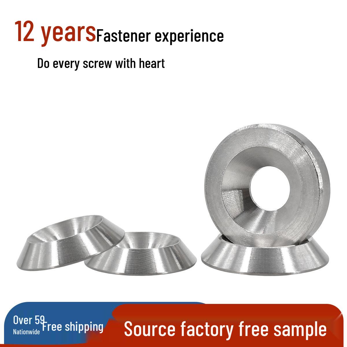 Коническая параллельная шайба  рыбий глаз  из нержавеющей стали M6-M24 M6 Conical Washer