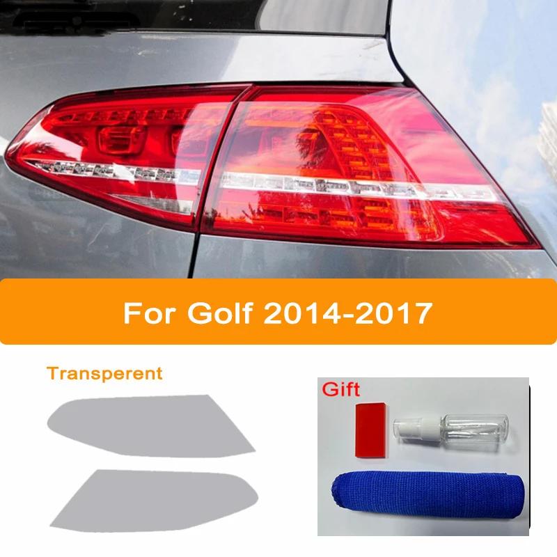TPU Car Headlights Taillights Black Protective Film Transparent Sticker Refit For Volkswagen VW Golf 7 8 MK7 MK7.5 MK8 2014-
