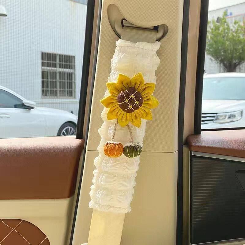Car Seat Belt Shoulder Pads, Car Seat Belt Protectors, Cute Car Interior Decoration Items, Anti-Neck Strangulation