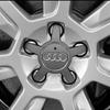 For Audi  A5 55/59mm Car Styling Car Wheel Center Hub Cap Cover Badge Center Cover For Audi A4 B8 A3 8P A6 C6 A5 Q5 A1 Q3 C7 8V B9 B7 B6 C5