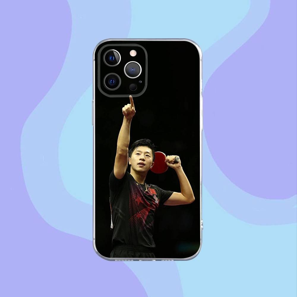 

Чехол для телефона игрока в настольный теннис Ма Луна Для iPhone 16,15,14,13,12,11 Pro,Max,Plus,X,XS,XR,SE,Mini Прозрачный Силиконовый Мягкий iPhone11PRO