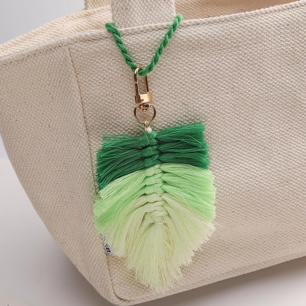Tassel Woven Pendant Charm for DIY Bag Keychain Accessories