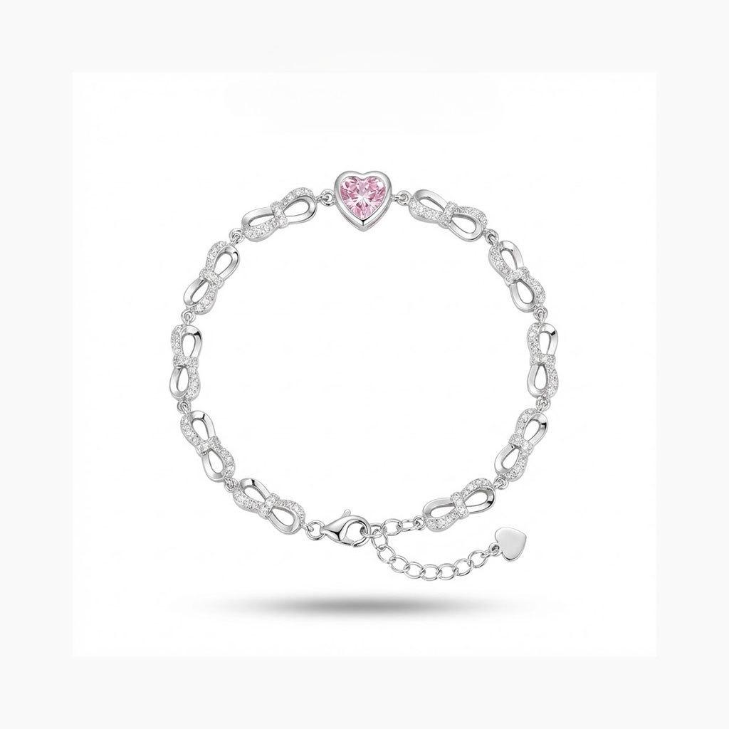 S925 sterling silver zircon bracelet light luxury high-end silver jewelry anniversary store celebration gifts
