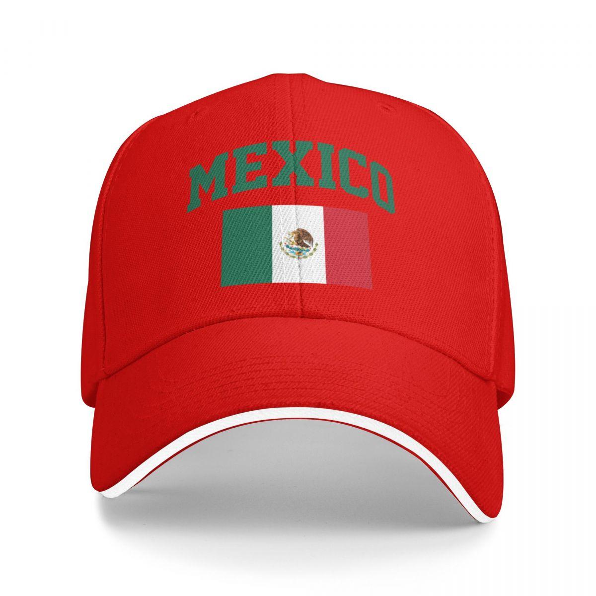 Мексика Мексиканский флаг Потрясающие Бейсболки Кепки Унисекс Шляпы One Size